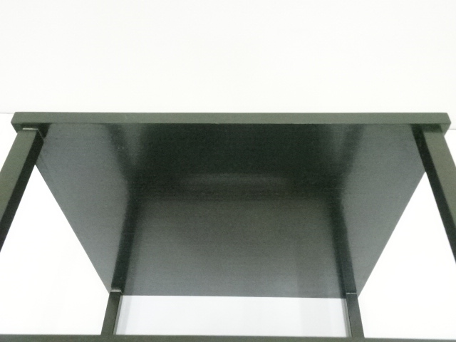 道具 ] - 道具 塗師川瀬表完造 青漆糸巻棚（共箱） | ネットショップ圭